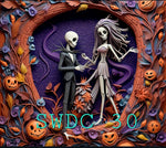 Jack and Sally Nightmare Before Christmas Full Color 20oz