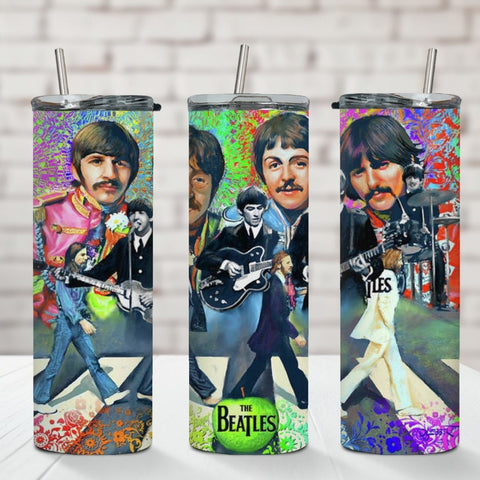 The Beatles Full Color Insulated Tumbler Cup 20oz