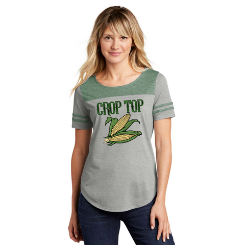 Crop Top Corn Ladies T-shirt