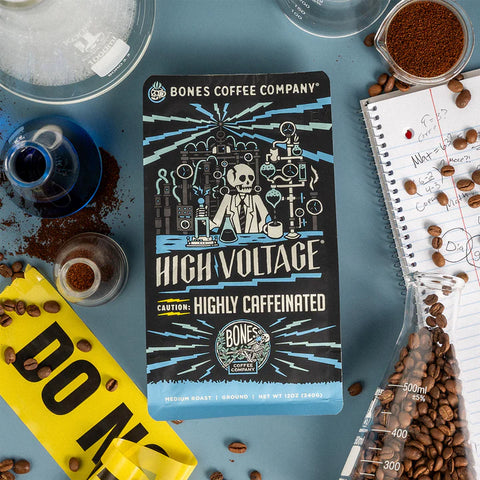High Voltage 12oz Whole Bean (Bones Coffee Co.)