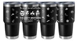 Avett Brothers Mexico 30oz Full Wrap Design  Laser Engraved Cup Includes Name