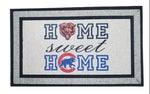 Home Sweet Home Team Doormat (PICK YOUR TEAM/TEAMS) 2 TEAM MAX