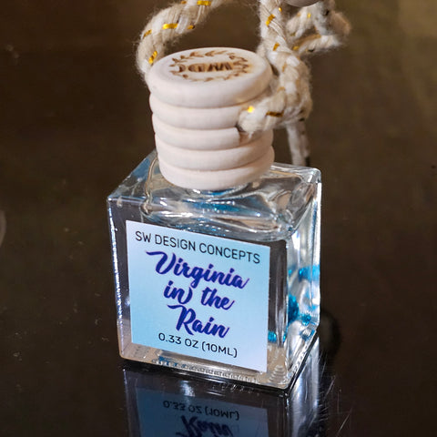 Virginia In The Rain - Cool Water (type) Car Diffuser