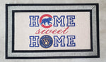 Home Sweet Home Team Doormat (PICK YOUR TEAM/TEAMS) 2 TEAM MAX