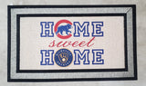 Home Sweet Home Team Doormat (PICK YOUR TEAM/TEAMS) 2 TEAM MAX