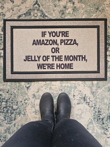 Amazon. Pizza, Jelly Of The Month Doormat