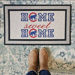 Home Sweet Home Team Doormat (PICK YOUR TEAM/TEAMS) 2 TEAM MAX