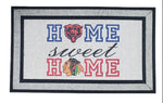 Home Sweet Home Team Doormat (PICK YOUR TEAM/TEAMS) 2 TEAM MAX