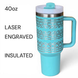 40oz Fuck This Shit Tire Tread Tumbler