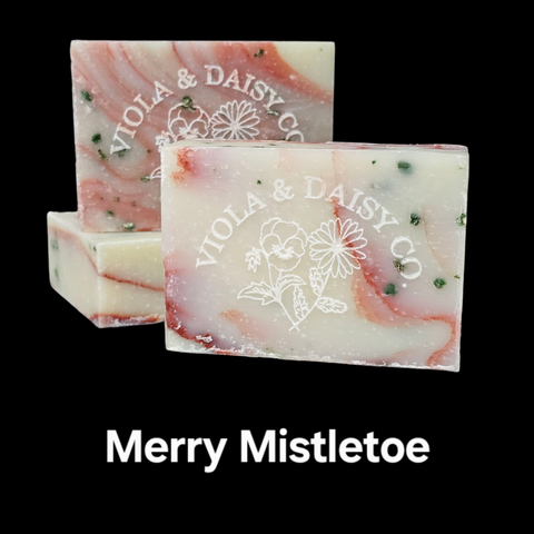 Merry Mistletoe (Vegan) Cold Press Soap with Oatmeal Exfoliant