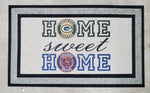 Home Sweet Home Team Doormat (PICK YOUR TEAM/TEAMS) 2 TEAM MAX