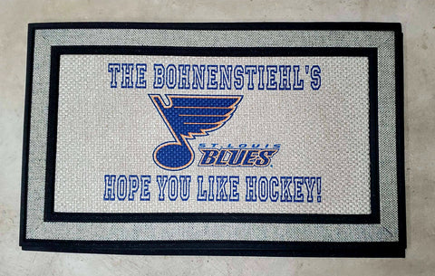 Hockey Doormat (Pick Your Team)
