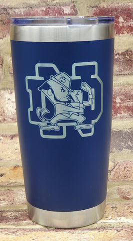 Notre Dame Fighting Irish Laser Engraved Cup