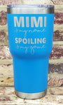 Mimi Is My Name Laser Engraved Cup