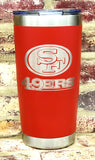 San Francisco 49ers Laser Engraved Cup