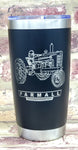 Farmall H Tractor  Laser Engraved Cup