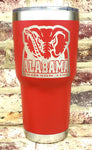 Alabama Crimsons Roll Tide  Laser Engraved Cup