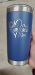 Proud Air Force Mom Laser Engraved Cup