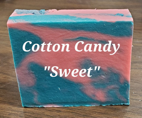 COTTON CANDY "SWEET" (Vegan Cold Press Soap)