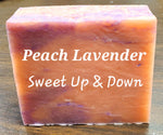 Peach Lavender (Vegan Cold Press Soap) "Sweet Up & Down"