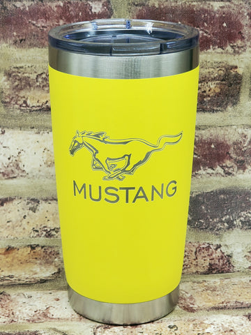 Ford Mustang Laser Engraved Cup