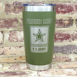Army Mom  Laser Engraved Cup