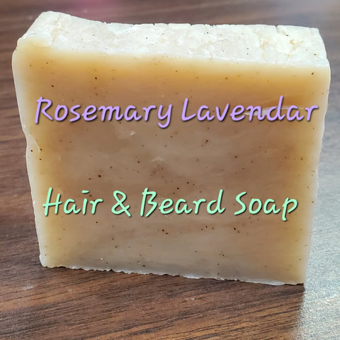 Rosemary Lavendar (Vegan Cold Press Soap) Hair & Beard Soap