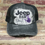 Jeep Hair Don't Care C.C ponytail back (let us know if you want the hand a different color)