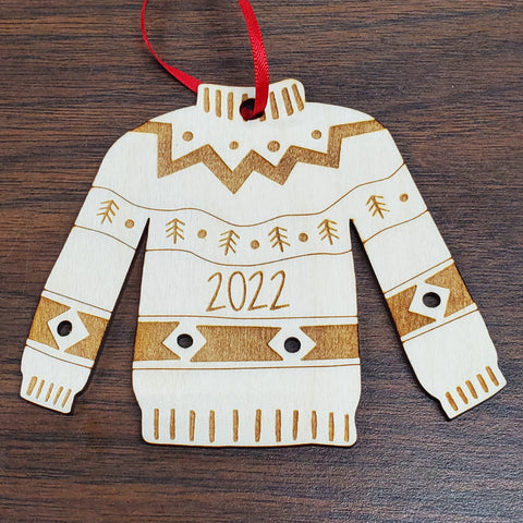 Ugly Sweater 2023 3.5" tall by 4.25 wide