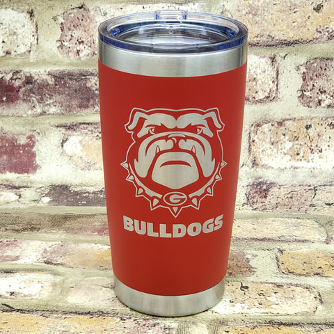 Georgia Bulldogs Laser Engraved Cup