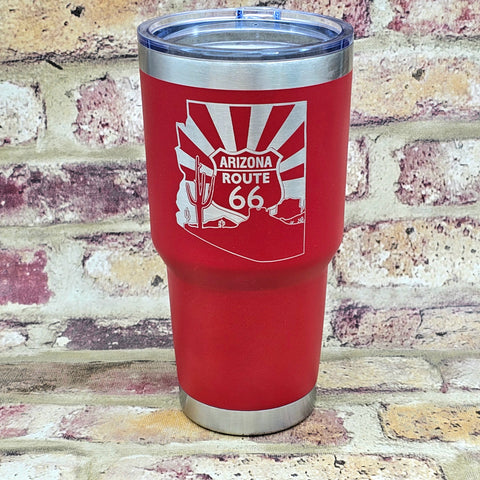 Arizona Route 66 Laser Engraved Cup