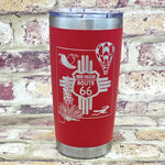 New Mexico Route 66 Laser Engraved Cup