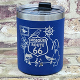 Missouri Route 66 Laser Engraved Cup