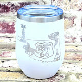 Oklahoma Route 66 Laser Engraved Cup