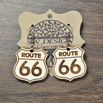 US Route 66 Earrings