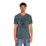 Get Your Kicks on Route 66 Unisex Jersey Short Sleeve Tee