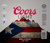 Coors Light Puerto Rican Flag Mountains 20oz
