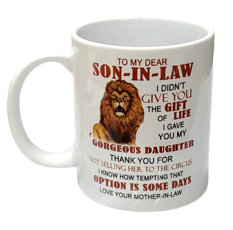Son-in-Law Funny Coffee Cup