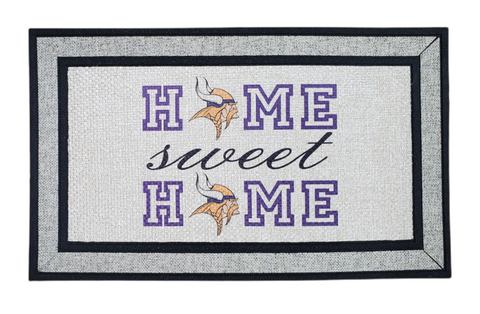 Minnesota Vikings Home Sweet Home Doormat