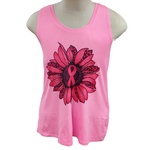 Breast Cancer "Sunflower" Racerback Tank