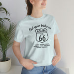 Get Your Kicks on Route 66 Unisex Jersey Short Sleeve Tee