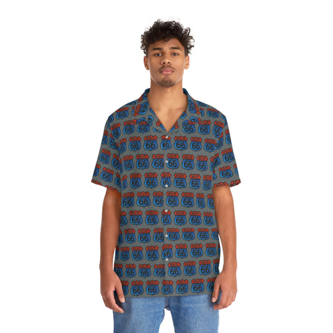 Route 66 Men's Hawaiian Shirt (AOP)