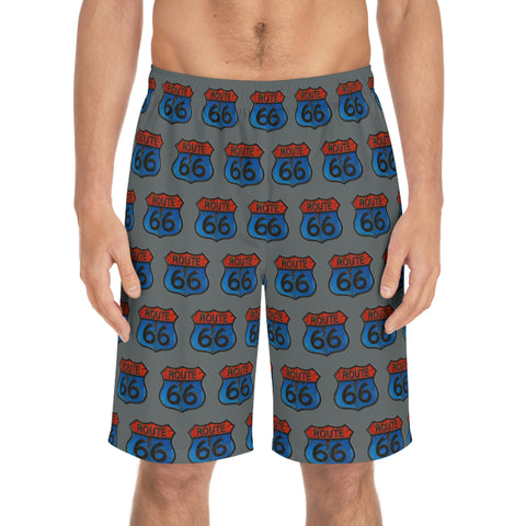 Route 66 Men's Board Shorts (AOP)