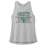 Miley's Flowers Ladies Racerback Tank Top